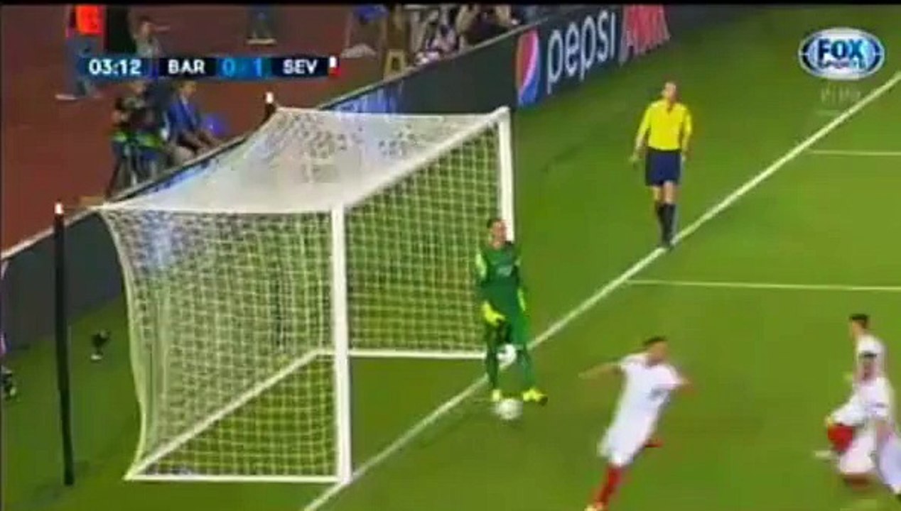 Banega 0-1 Barca-Sevilla