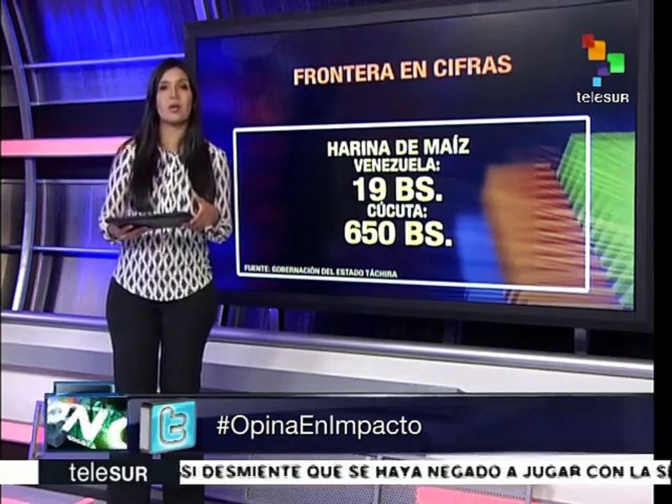Precios de productos básicos en Venezuela y Colombia