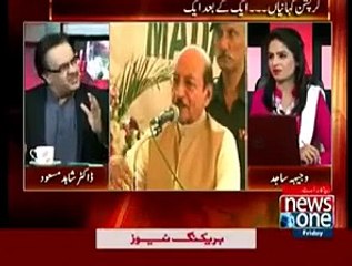 Shahid Masood reveals corruption of Sind minister
