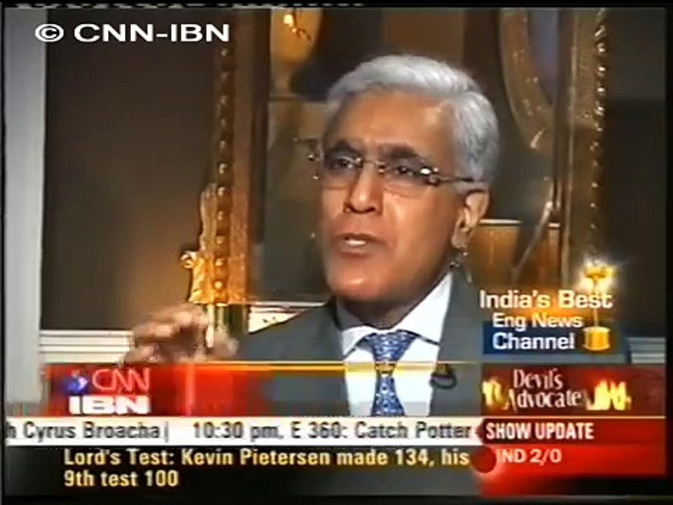 CNN IBN Pamela Mountbatten 22 7 2007