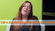 Job Interview Tips (Part 10): Top 4 Job Interview Mistakes To Avoid