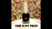Matte Black Nails w/ Glossy Polka Dots | NAIL TUTORIAL