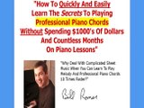 Professional Piano Chords For Everyday Pianists
