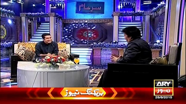 Umer Sharif Show Man On Arynews – 28th August 2015