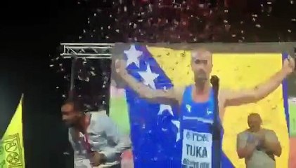 Doček Amela Tuke u Zenici