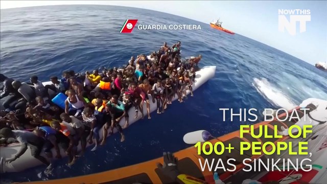 Italy's Coast Guard Rescues Hundreds Of Migrants Every Day