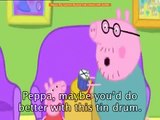 Peppa Pig Cartoon Musical Instruments with subtitle