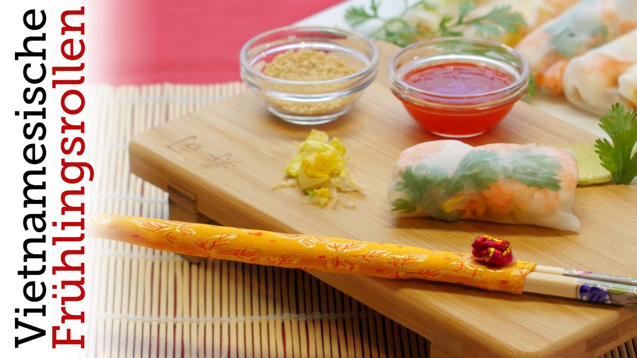 Rezept - Vietnamesische Frühlingsrollen (Red Kitchen - Folge 338)