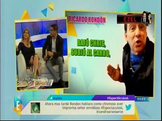 Karen Schwarz censuró declaraciones de Ricardo Rondón