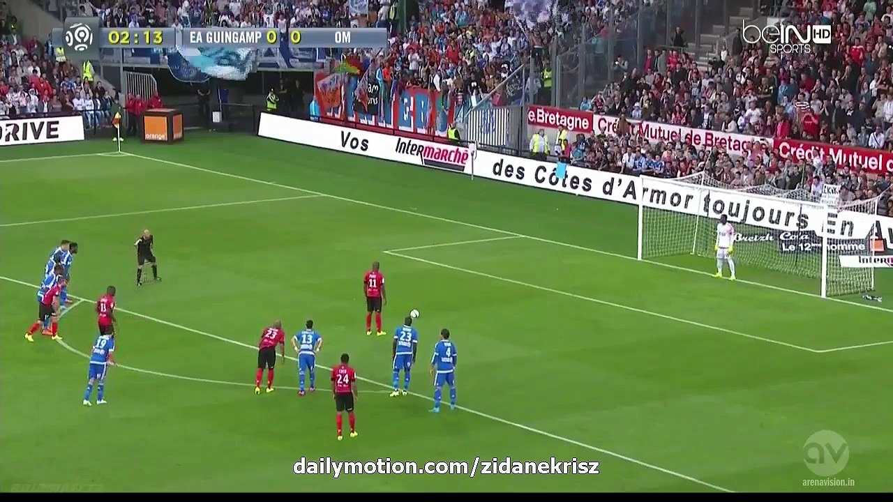 All Goals and Highlights HD | Guingamp 2-0 Olympique Marseille 28.08.2015 HD