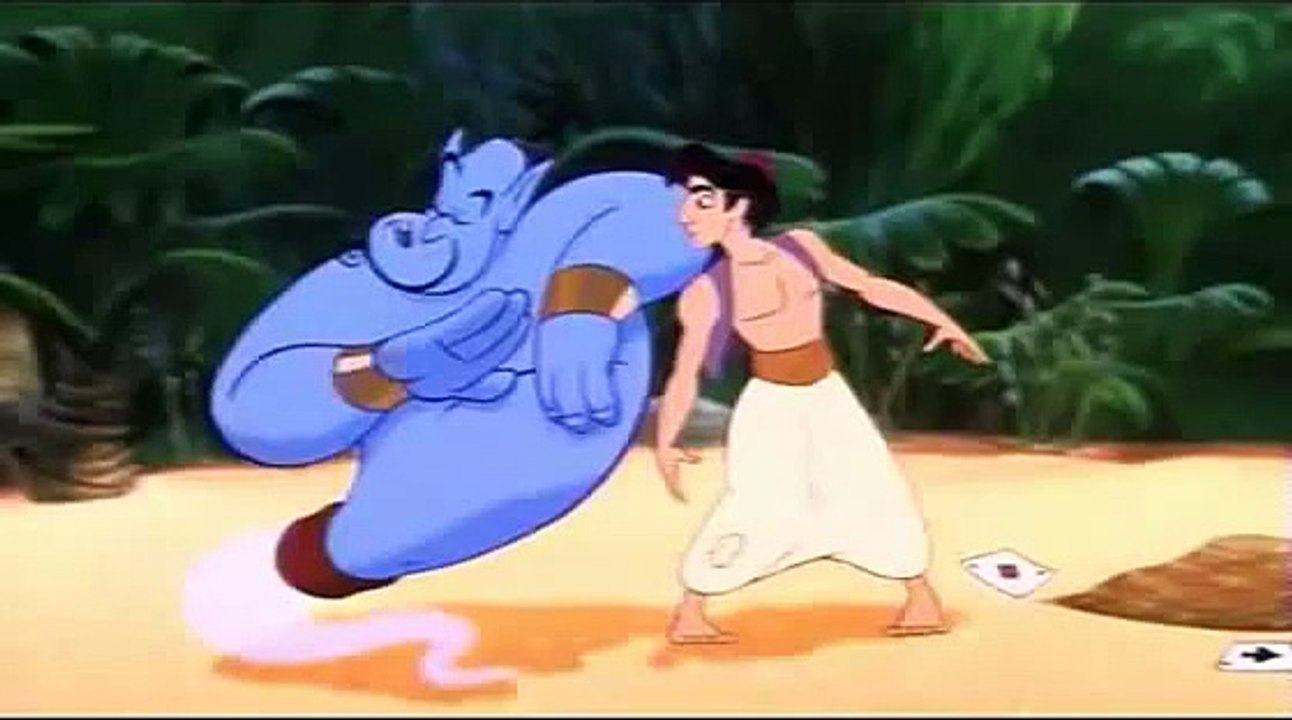 Aladin descrive Jasmine al Genio!