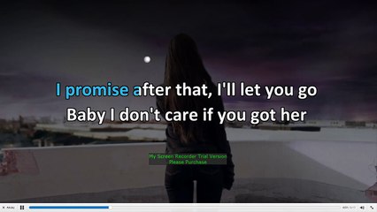 Ariana Grande   One Last Time  Karaoke