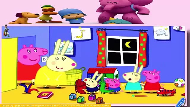 peppa pig peppa la cerdita espanol nuevos HD COMPLETOS PEPPA PIG Rebbeca Rabbit