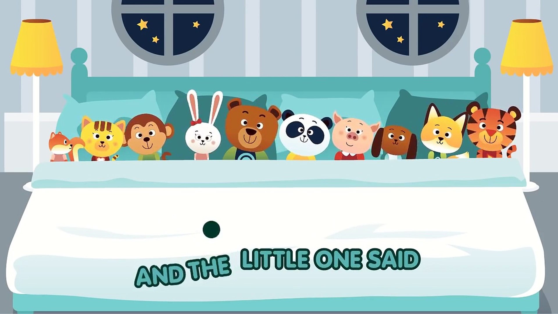 Ten in the Bed (aka Roll Over) • Nursery Rhyme with Lyrics • Animated  Counting Song for Kids - video Dailymotion