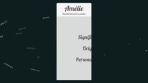 Significado de Amélie, nombre Francés para tu bebe (origen y personalidad)