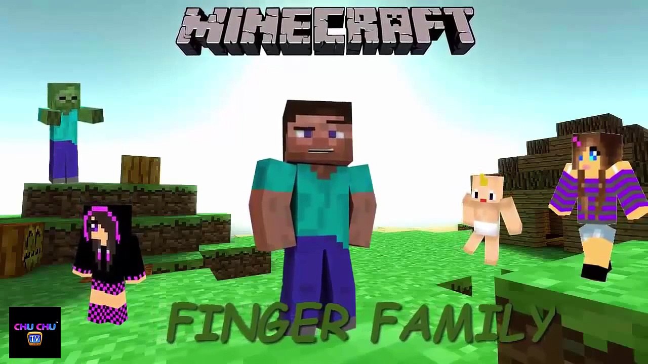 Minecraft Finger Family Song l Nursery Rhymes For Children