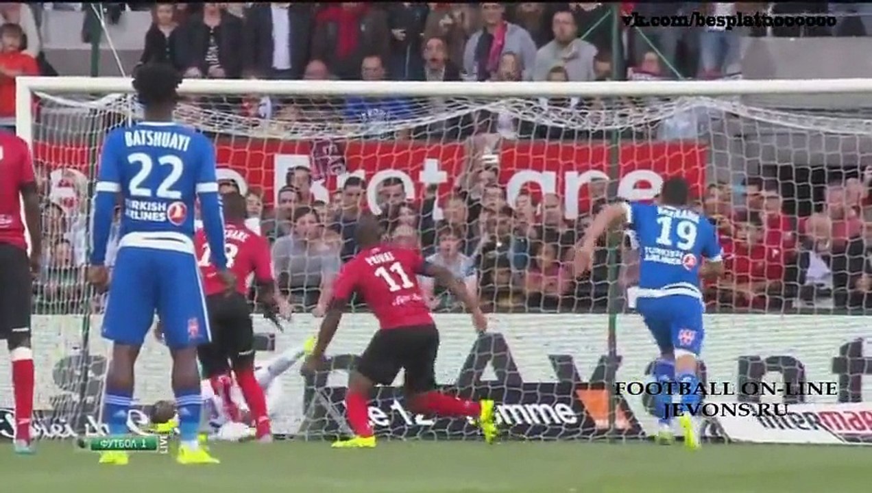 All Goals and Highlights | Guingamp 2-0 Marseille - 28.08.2015 HD