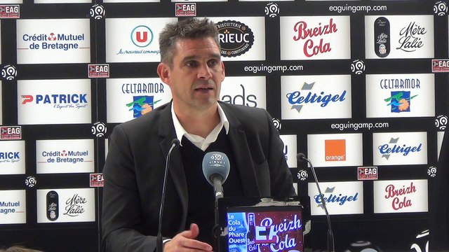 J4 L1 Conférence de presse de J.Gourvennec après EAG-MARSEILLE