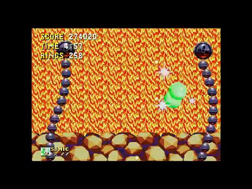 Stage 10 Lava Reef Sonic Sonic 3 and Knuckles