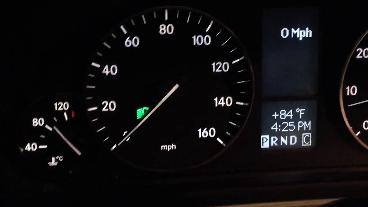 How to turn on fog lights in a Mercedes Benz video Dailymotion