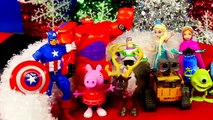 Santa's Toy Bag - Big Hero 6 Disney Frozen Peppa Pig Super Hero Captain America Christmas Toys DCTC