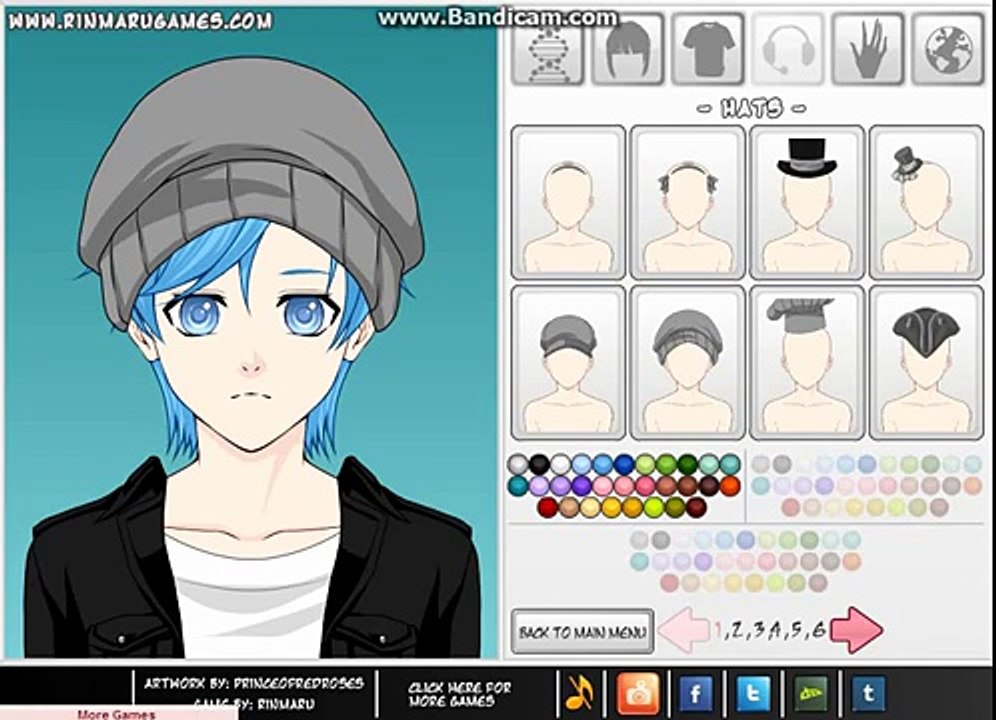 Creating Chloe price from Life is strange on Rinmaru anime character creator!