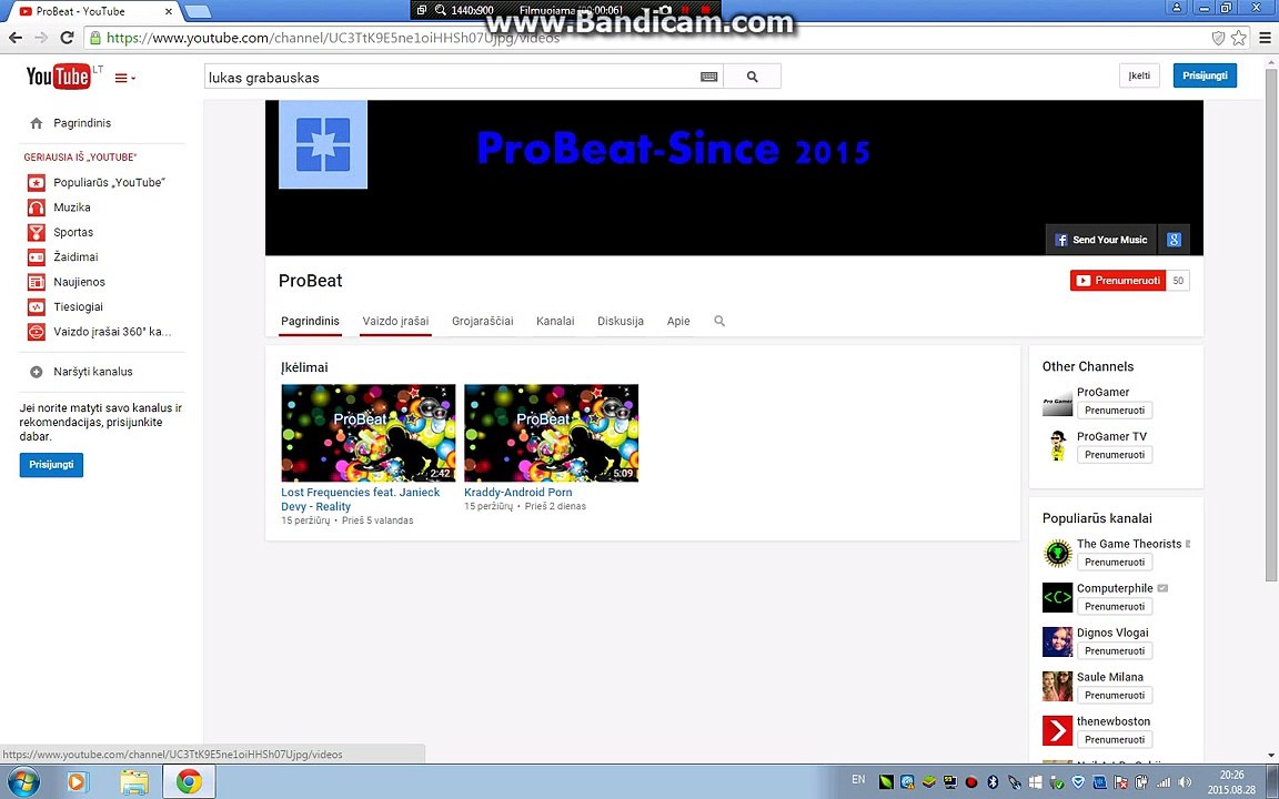 Check Out My New Music Channel