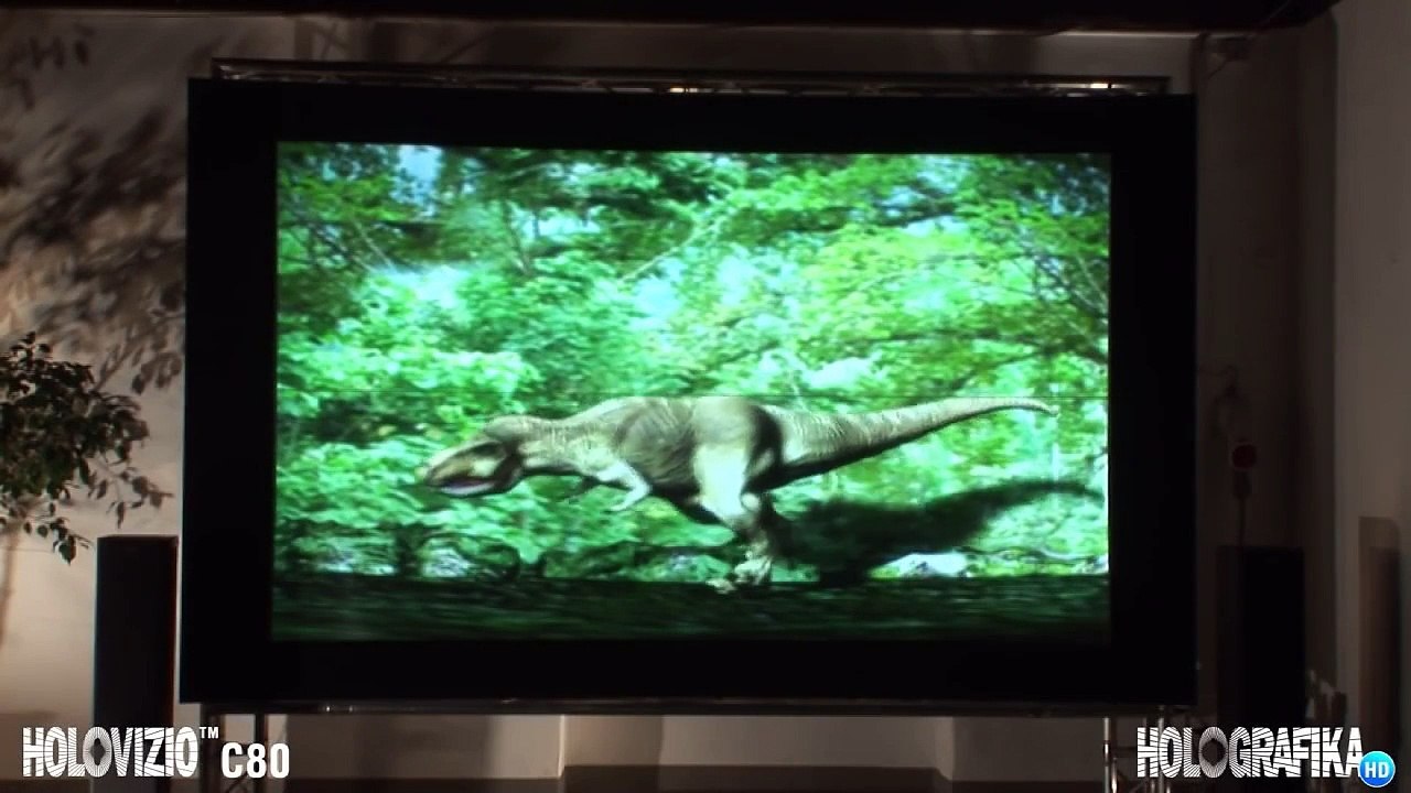 The world's first 3D glasses-free cinema: HoloVizio C80 - HD