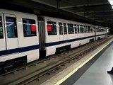 Serie 8000 del metro de Madrid en Barajas