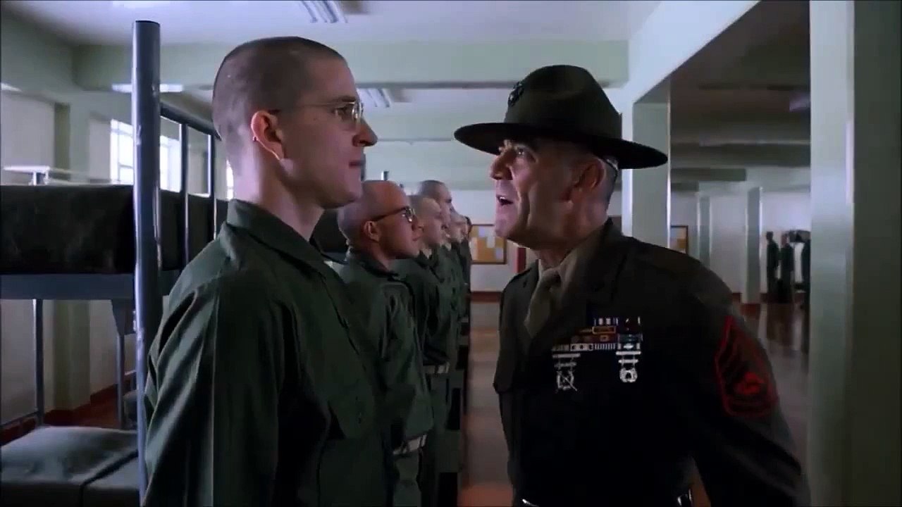 Full Metal Jacket - Sgt. Hartman "I Will TEACH You!"