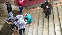 Russian Proxy Agents Brutally Beat Kharkiv Residents In Ukraine