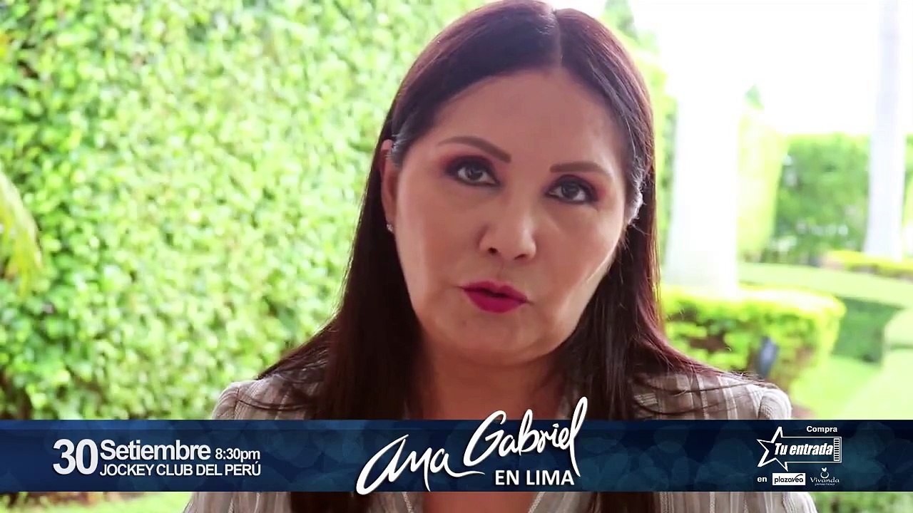 Ana Gabriel en Lima: mira el saludo a los fans peruanos (VIDEO)