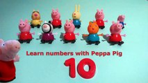 Play doh PEPPA PIG ★ Aprende los números inglés español ★ Learn numbers english and spanish