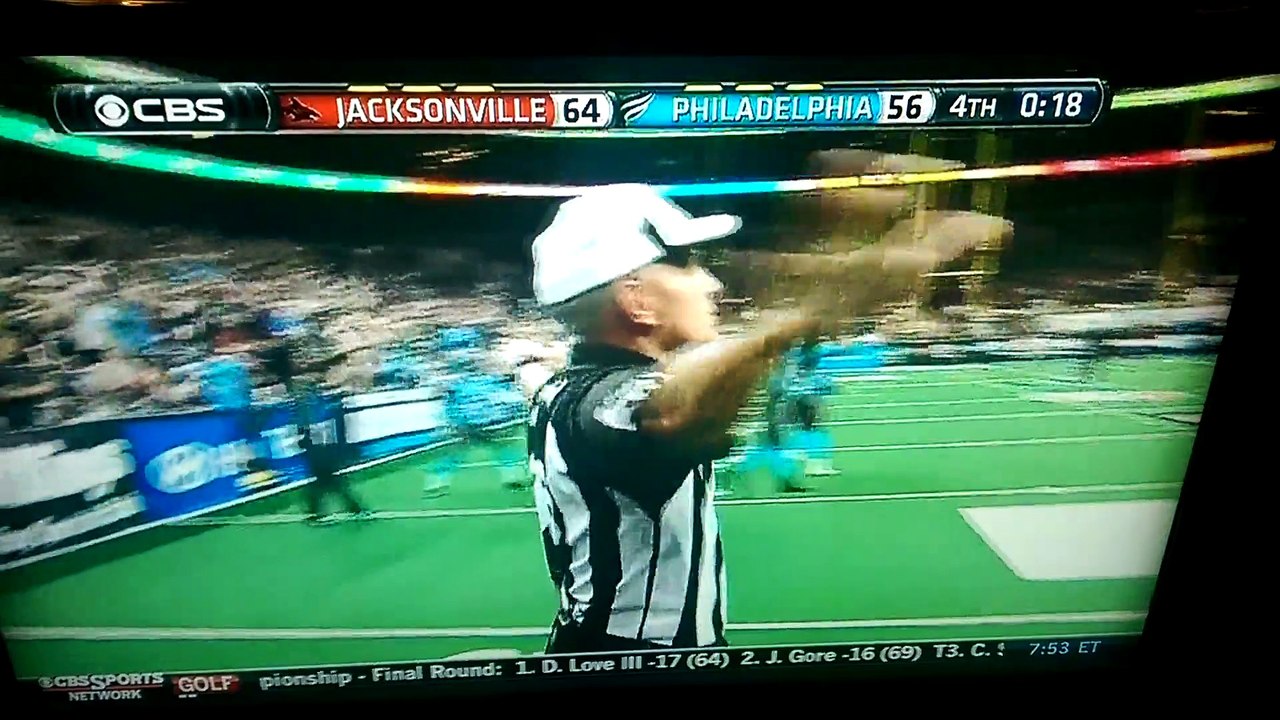 Jacksonville Sharks @ Philadelphia Soul AFL Playoffs F-Bomb