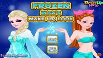 ღ Frozen Games Elsa Make Up Tutorial - Elsa'a Make Up Look
