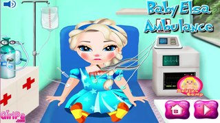 Disney Frozen Games - Baby Elsa In Ambulance - Top Baby Games for Girls