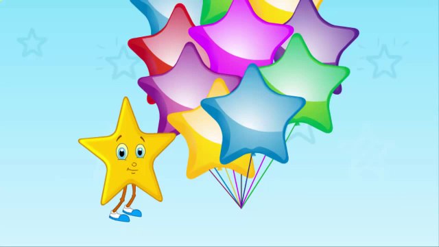 Learn Shape STAR Teach Babies & Toddlers Shapes in English Kids Nursery Songs