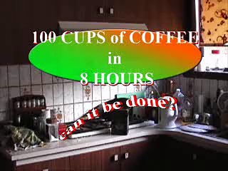 100 cups of coffee