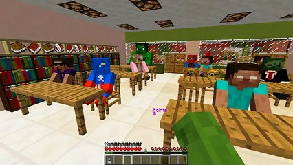 Minecraft School - HELPING THE TEENAGE MUTANT NINJA TURTLES!