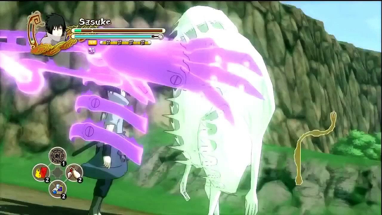 EMS Sasuke vs Zetsu Clones and Tobi _ Naruto Shippuden Ultimate Ninja Storm 3