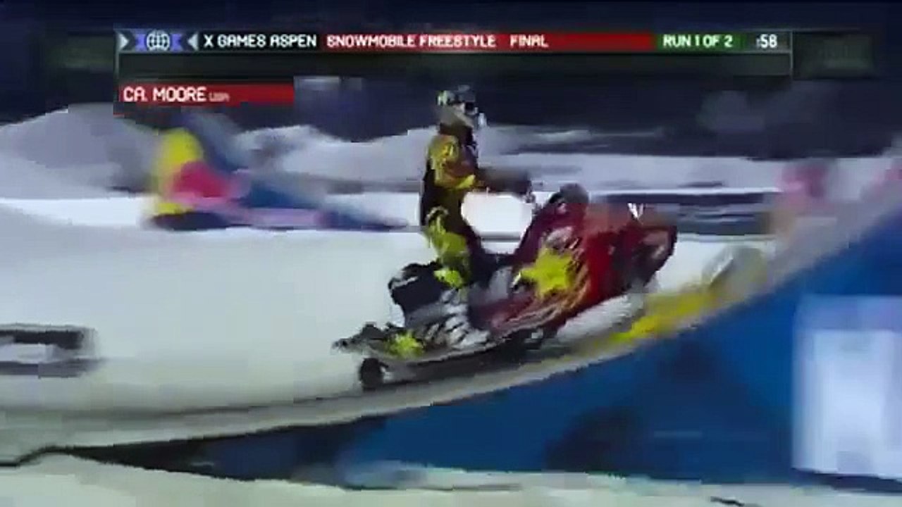 Caleb Moore fatal X-Games Snowmobile Crash