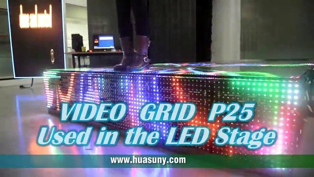Creative Design Dancing Floor! Video Grid Module VG-25 LED Video Display