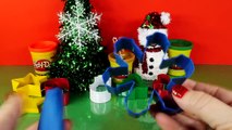 Play Doh Christmas Cookie Cutter How To Candy Cane Snowman Gingerbread Man Playdoh Playdough