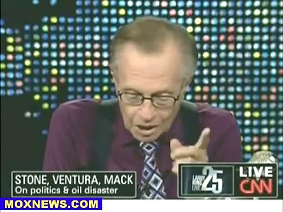 Oliver Stone, Jesse Ventura On Larry King - Part 2