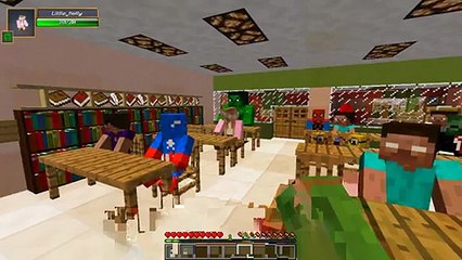 Minecraft School - VISITING SPONGEBOB'S FRIENDS IN BIKINI BOTTOM![1]