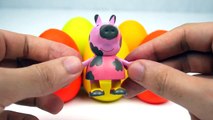 NEW Play-Doh SURPRISE EGGS Hot Wheels Car PEPPA PIG HULK Disney Frozen Anna MCQUEEN CARS TOYS Eggs