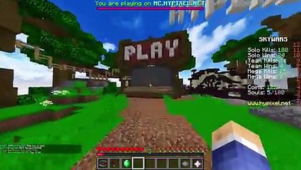 Minecraft SOLO MEGA SKY WARS #2! _MY TEAM vs 100!__