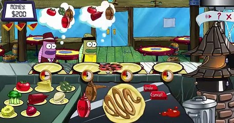 Bob Esponja prepara su pizza especial! rápido los clientes esperan! Spongebob spanish / es