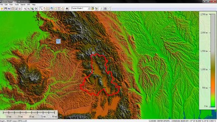Cropping a raster  file  in Global Mapper