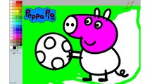 Peppa Pig - Pintando a George ᴴᴰ ❤️ Juegos Para Niños y Niñas